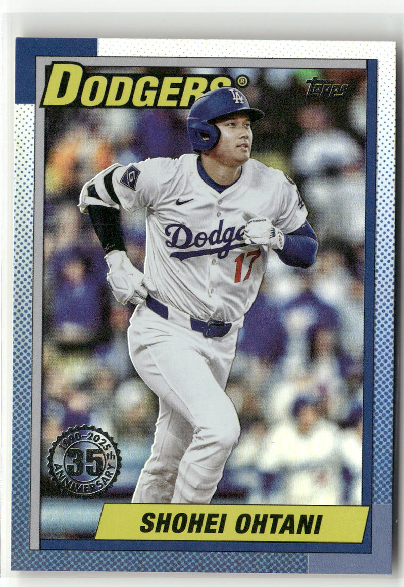2025 Topps Update #U90-33 Shohei Ohtani 1990 Topps Baseball 35th Anniversary-1