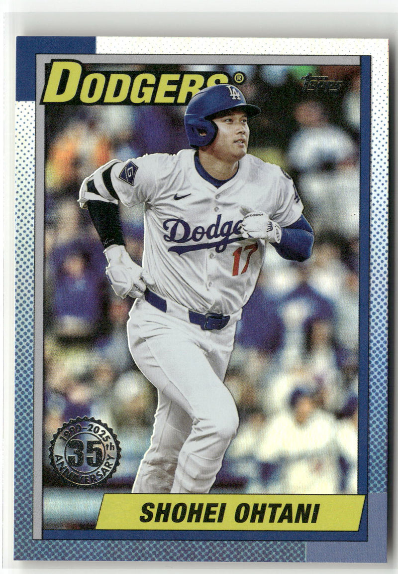2025 Topps Update #U90-33 Shohei Ohtani 1990 Topps Baseball 35th Anniversary-1