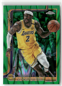 2025-26 Topps Chrome #154 Jarred Vanderbilt Green Refractor #/99-1