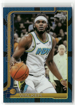 2025-26 Topps Chrome #53 Jarace Walker Blue Refractor #/150-1