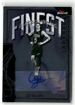 2025-26 Finest #FAU-CA Cody Williams Finest Autographs Refractor-1
