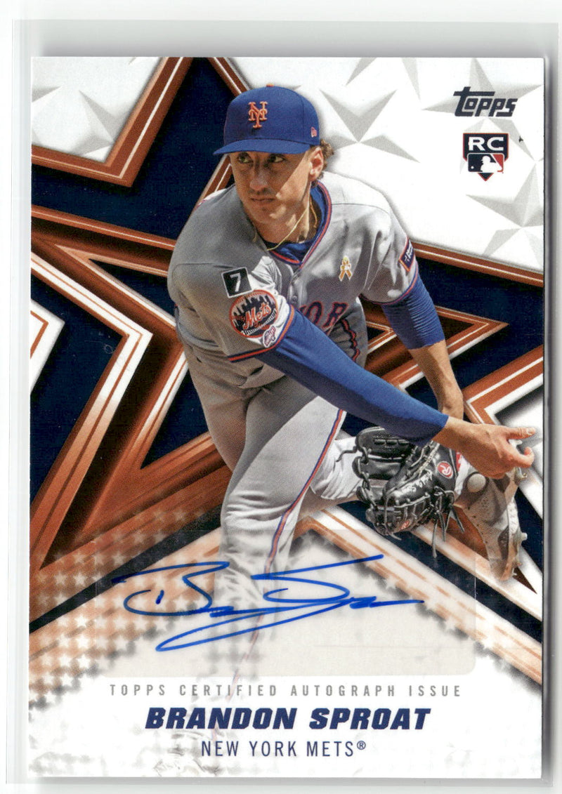 2026 Topps #BSA-BSP Brandon Sproat Baseball Stars Autographs (Series One)-1