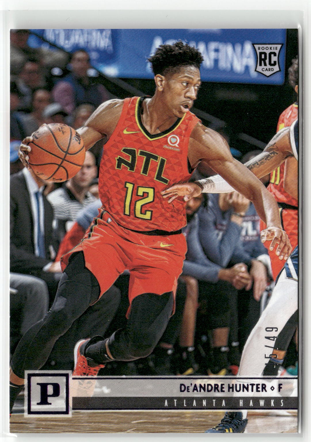 2019-20 Panini Chronicles #108 De'Andre Hunter Purple #/49-1