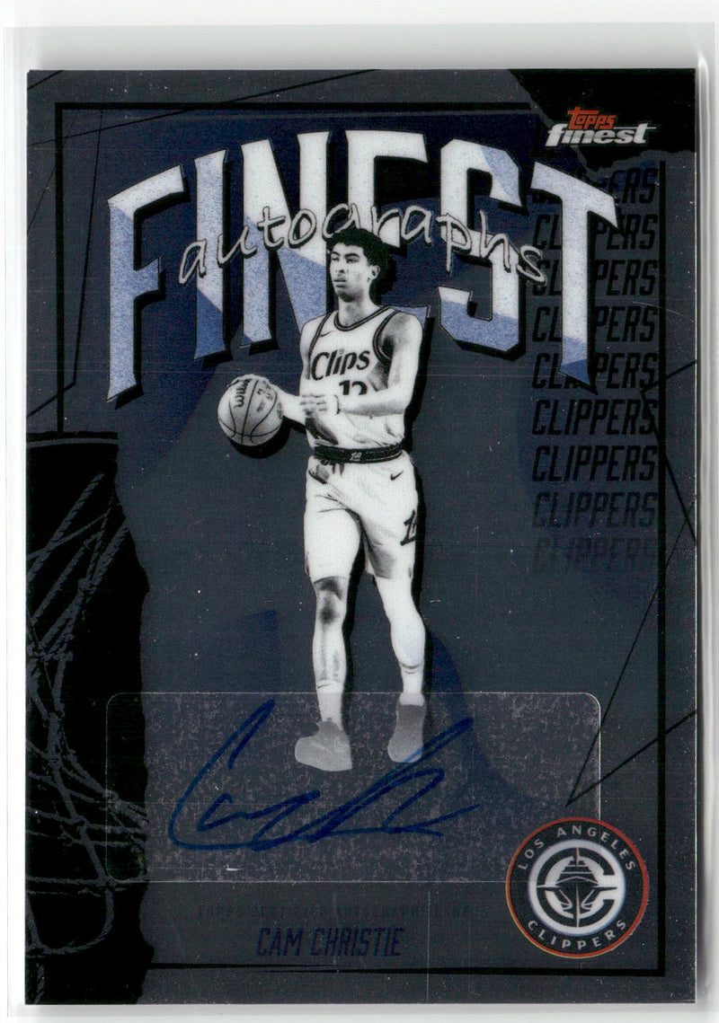 2025-26 Finest #FAU-CR Cam Christie Finest Autographs Refractor-1