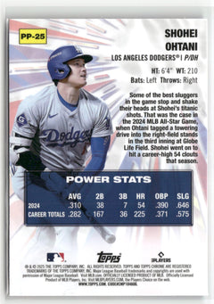 2025 Topps Chrome #PP-25 Shohei Ohtani Power Players-2