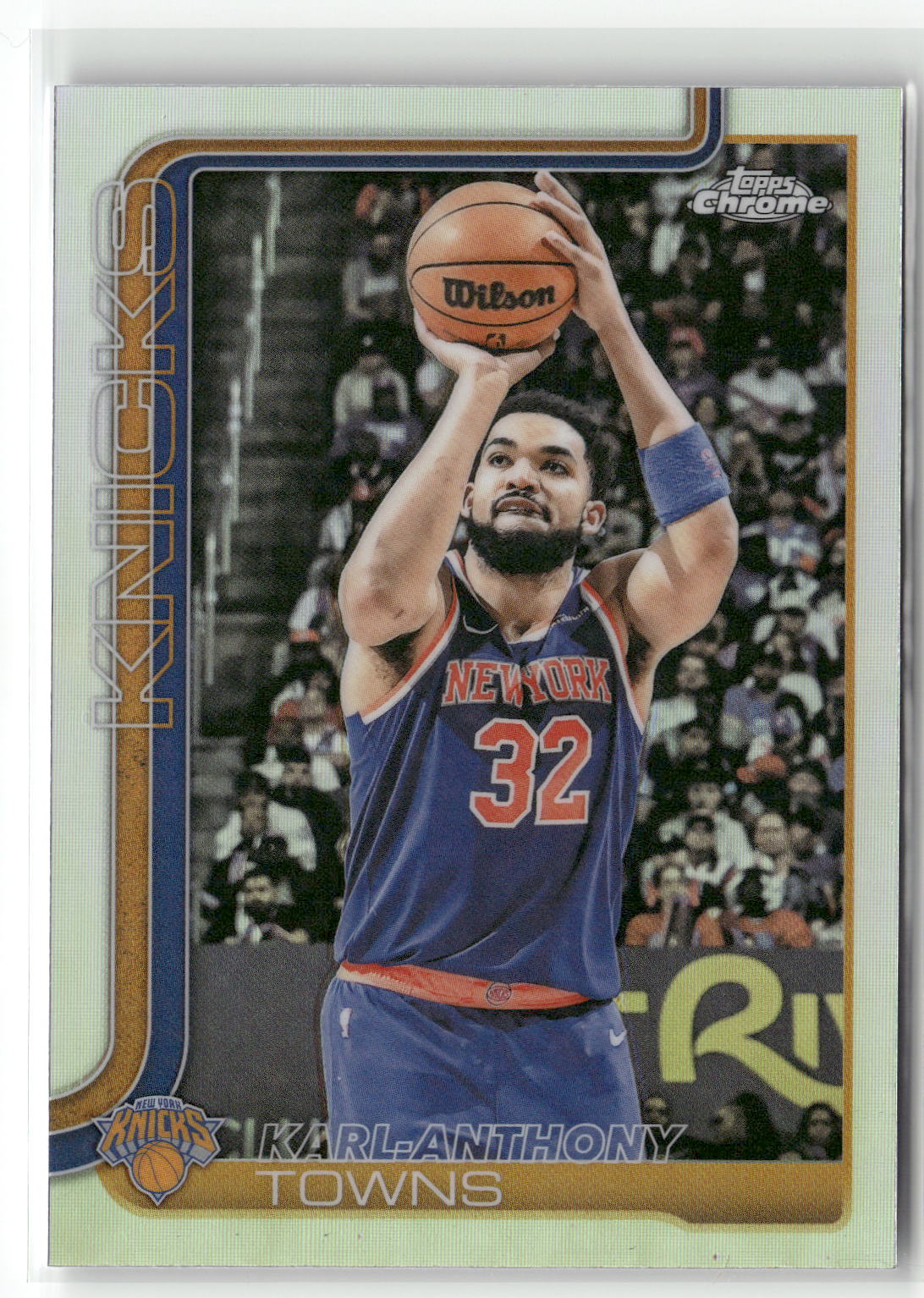2025-26 Topps Chrome #179 Karl-Anthony Towns Refractor