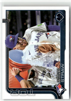 2025 Topps Update #US340 Myles Straw Golden Mirror Variations-1