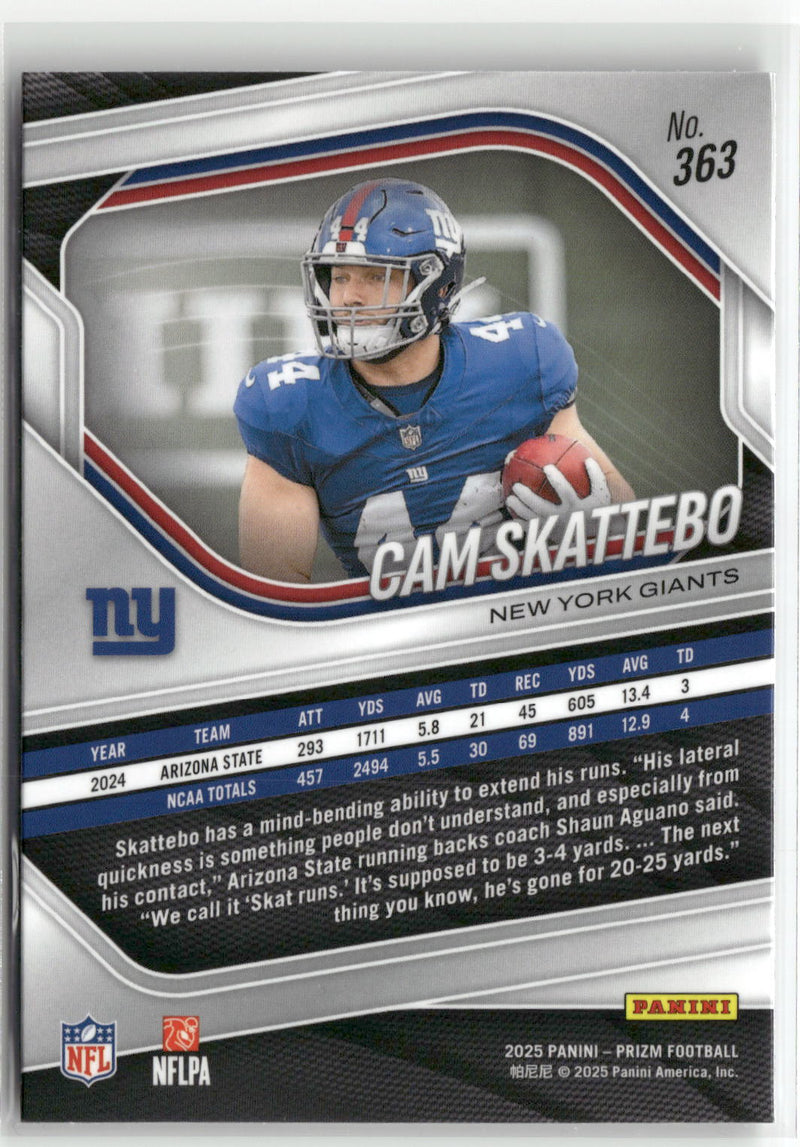 2025 Panini Prizm #363 Cam Skattebo-2