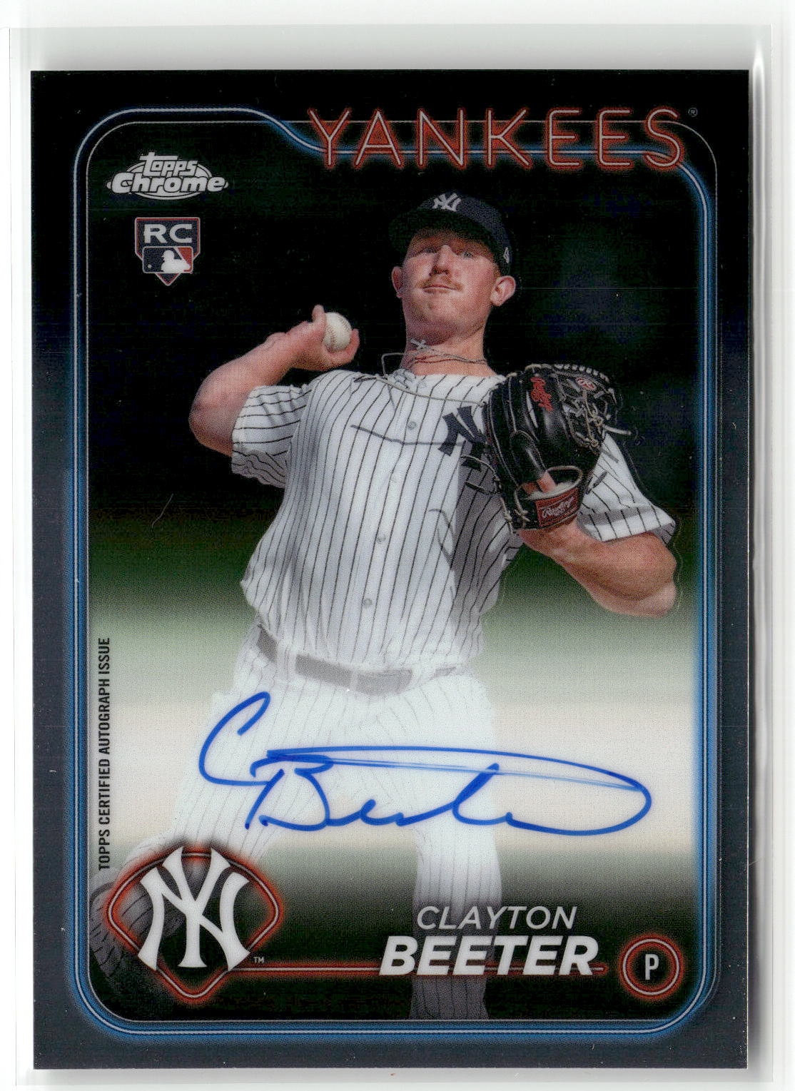 2024 Topps Chrome Update #RA-CBE Clayton Beeter Autographs