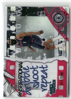 2025-26 Topps Chrome #IP-17 James Harden Inspirational Magenta Refractor #/399-1