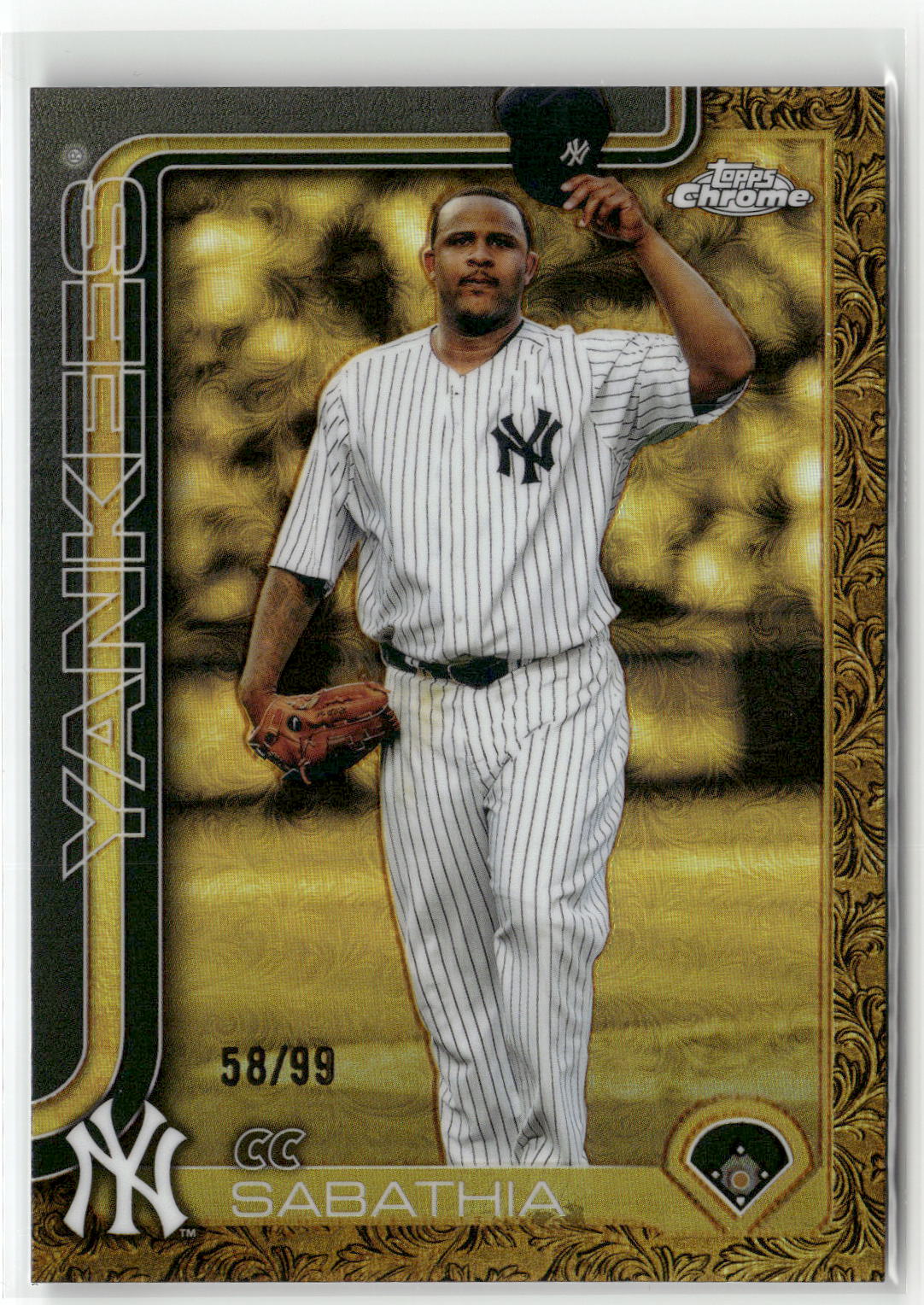 2025 Topps Gilded Collection #101 CC Sabathia #/99