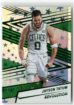 2024-25 Panini Revolution #68 Jayson Tatum Green Astro #/125-1