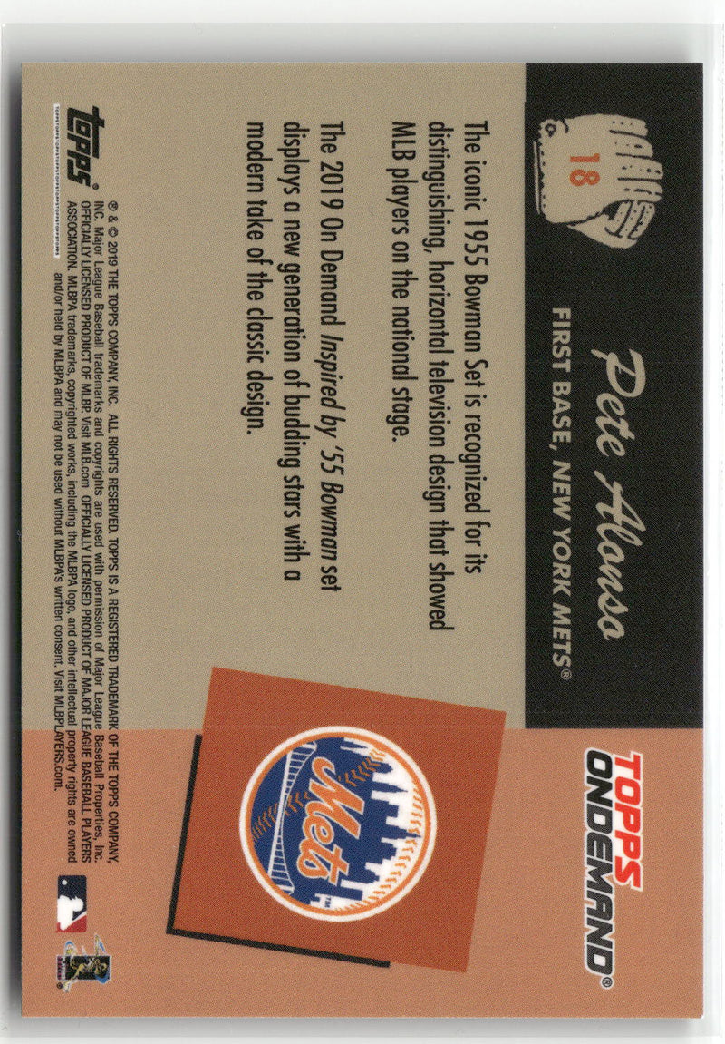 2019 Topps On-Demand Set 7: Inspired by '55 Bowman #18 Peter Alonso-2