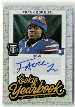 2024 Panini Totally Certified #RYA-FGJ Frank Gore Jr. Rookie Yearbook Autographs-1