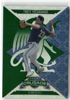 2025 Panini Crusade #24 Trey Yesavage Crusade Green #/249-1