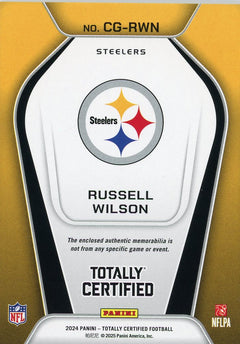 2024 Panini Totally Certified #CG-RWN Russell Wilson Certified Gamers-2