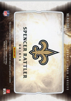 2024 Panini Origins #RJJ-SRA Spencer Rattler Rookie Jumbo Jerseys #/199-2