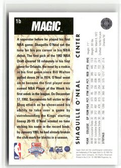 1992-93 Upper Deck #1b Shaquille O'Neal-2