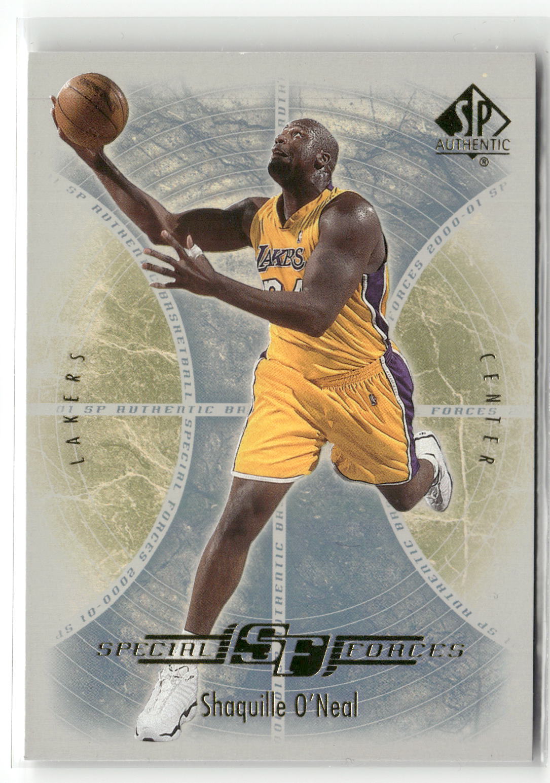2000-01 SP Authentic #SF4 Shaquille O'Neal Special Forces-1
