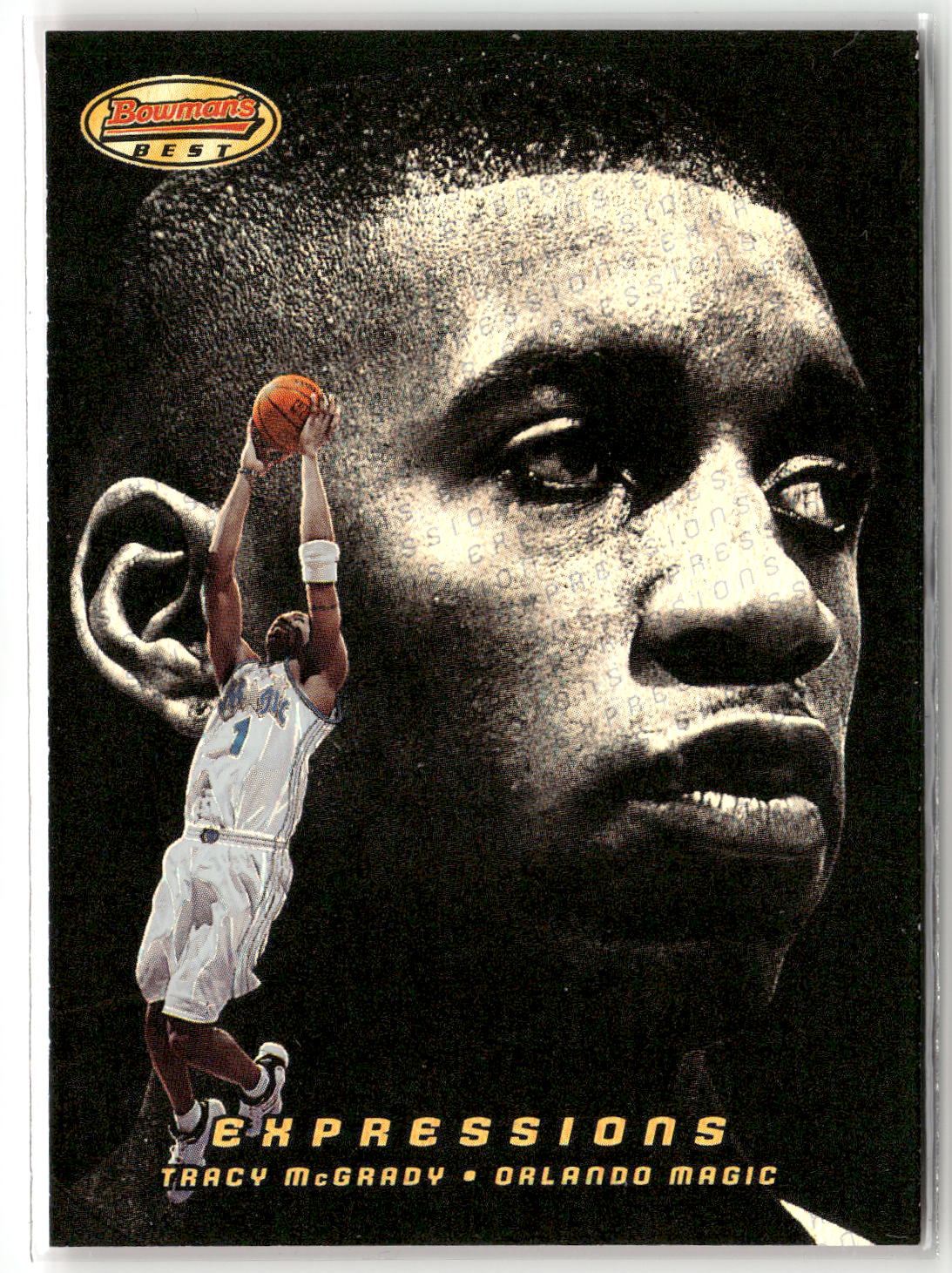 2000-01 Bowman's Best #E12 Tracy McGrady Expressions