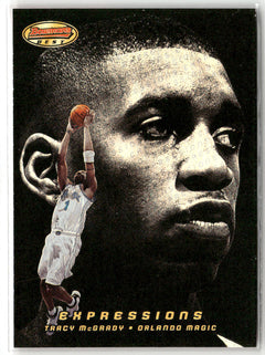 2000-01 Bowman's Best #E12 Tracy McGrady Expressions-1