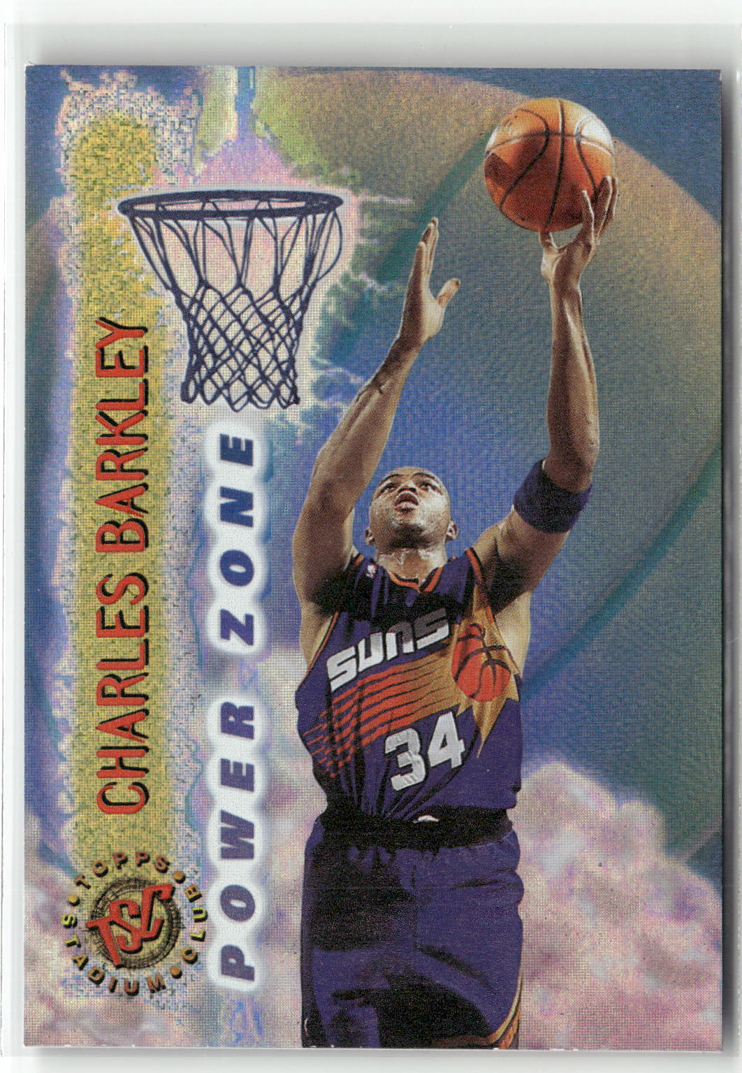 1995-96 Stadium Club #PZ2 Charles Barkley Power Zone-1