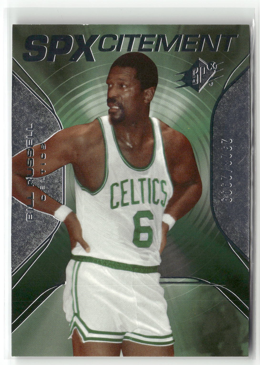 2006-07 SPx #SPX-28 Bill Russell SPXcitement #/2999