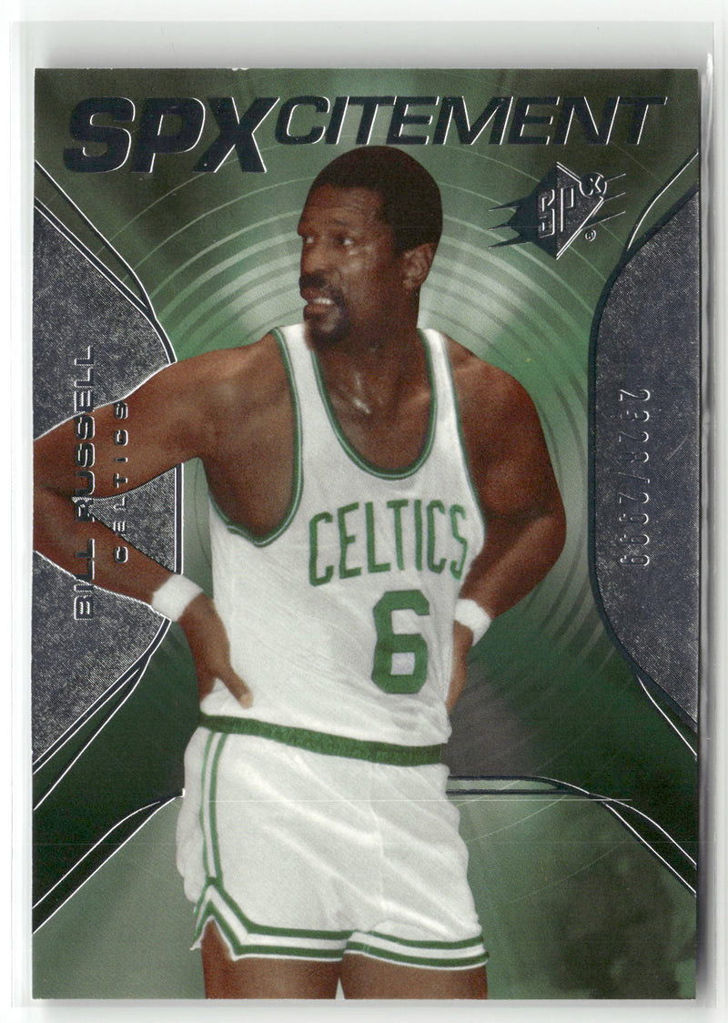 2006-07 SPx #SPX-28 Bill Russell SPXcitement #/2999-1