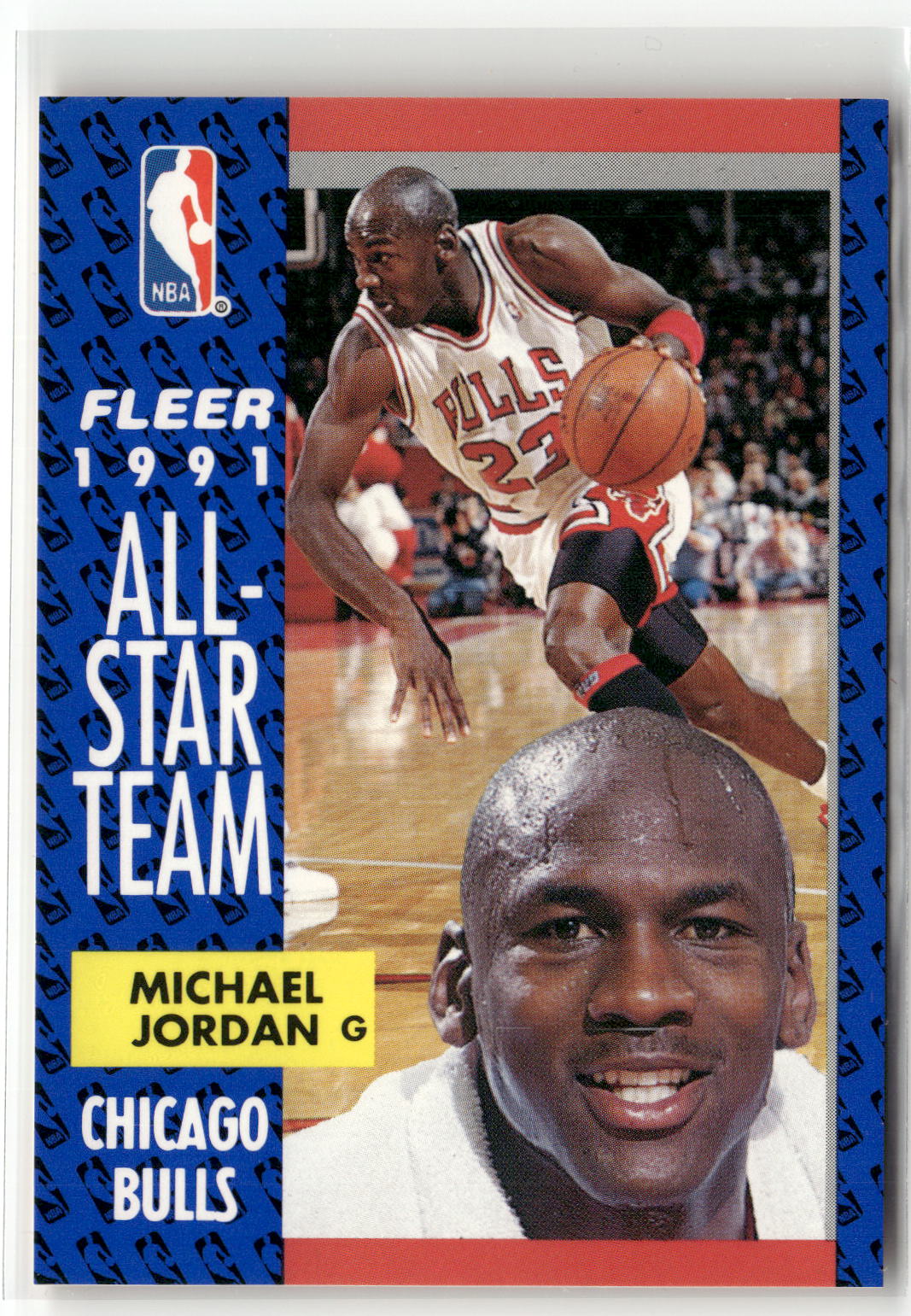 1991-92 Fleer #211 Michael Jordan-1