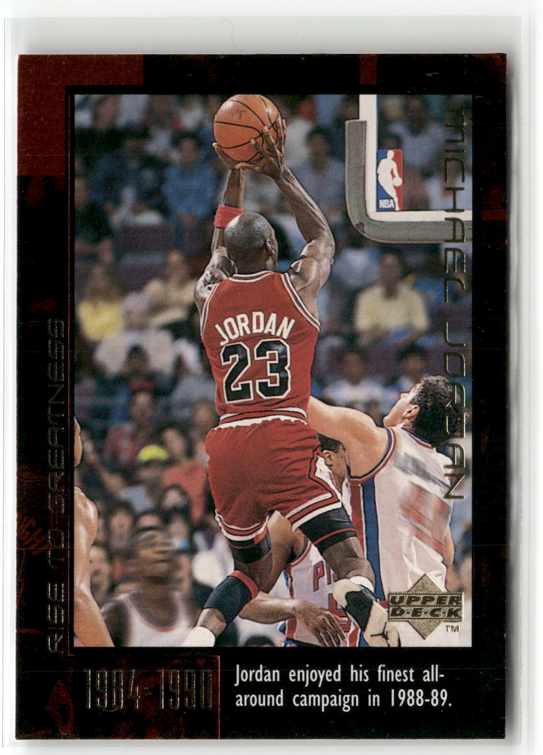 1999 Upper Deck Michael Jordan Career Collection #24 Michael Jordan-1