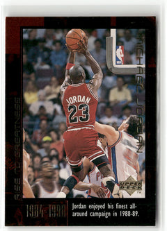 1999 Upper Deck Michael Jordan Career Collection #24 Michael Jordan-1