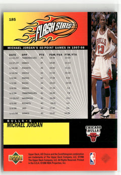 1998-99 UD Choice #185 Michael Jordan-2