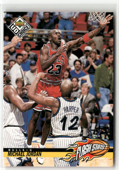 1998-99 UD Choice #185 Michael Jordan-1