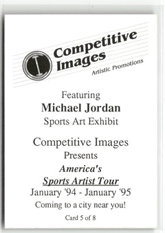 1994-95 Competitive Images Artistic Promotions #5 Michael Jordan-2