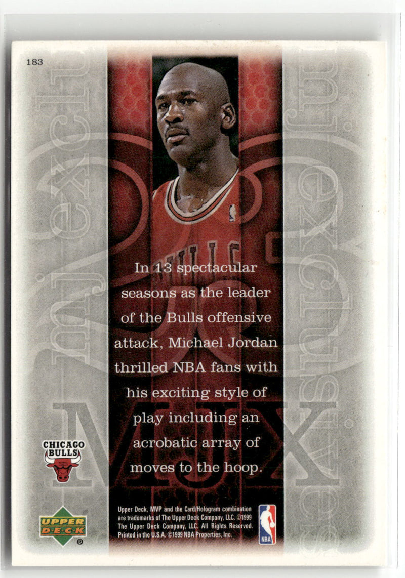 1999-00 Upper Deck MVP #183 Michael Jordan-2