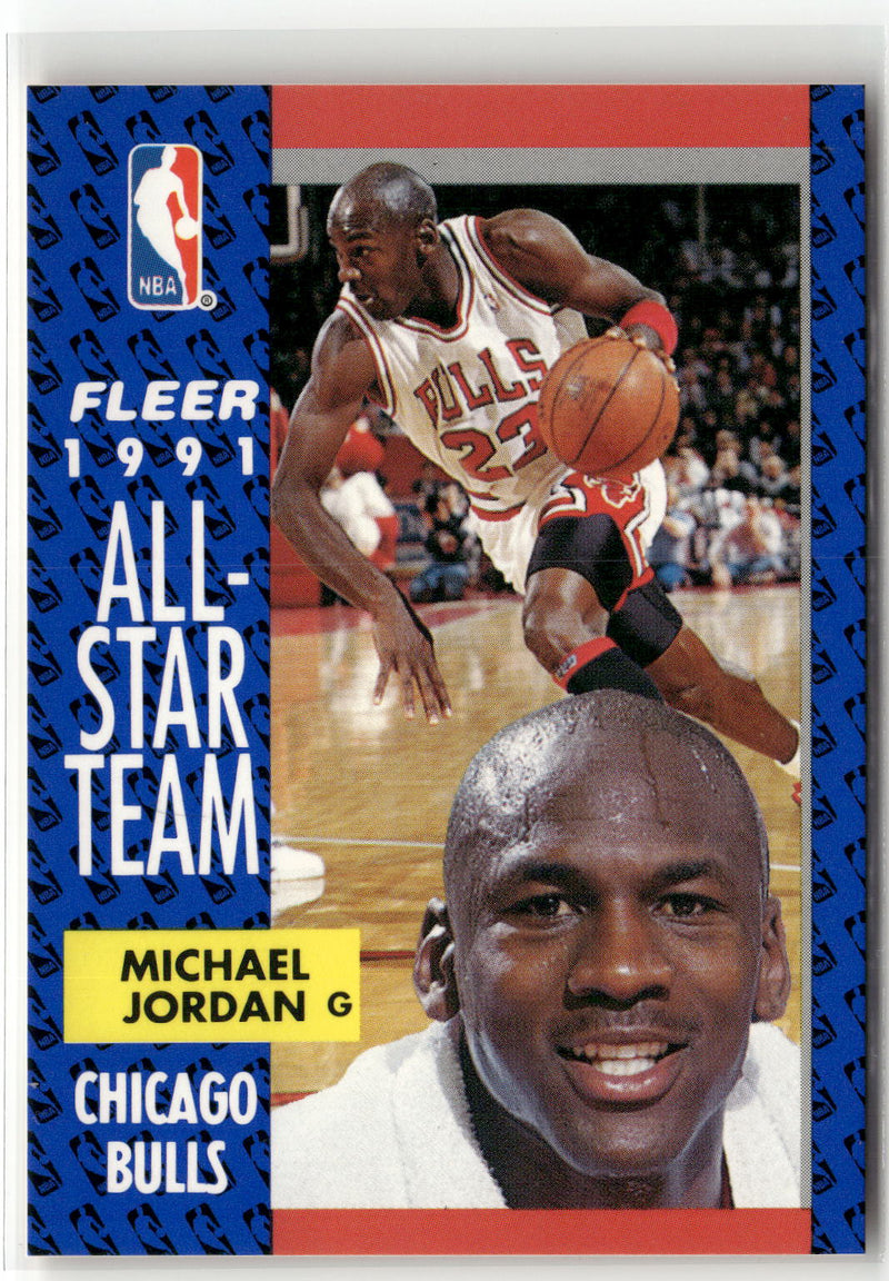 1991-92 Fleer #211 Michael Jordan-1
