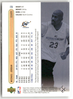 2001-02 Upper Deck #178 Michael Jordan-2