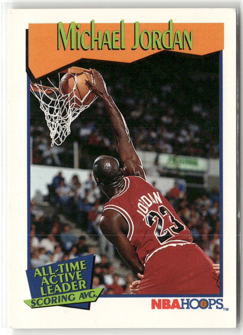 1991-92 Hoops #536 Michael Jordan-1