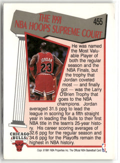1991-92 Hoops #455 Michael Jordan-2