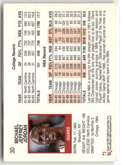 1991-92 Hoops #30 Michael Jordan-2