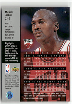 1997-98 Upper Deck #316 Michael Jordan-2
