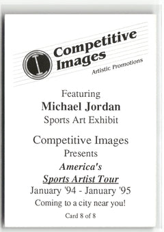 1994-95 Competitive Images Artistic Promotions #8 Michael Jordan-2