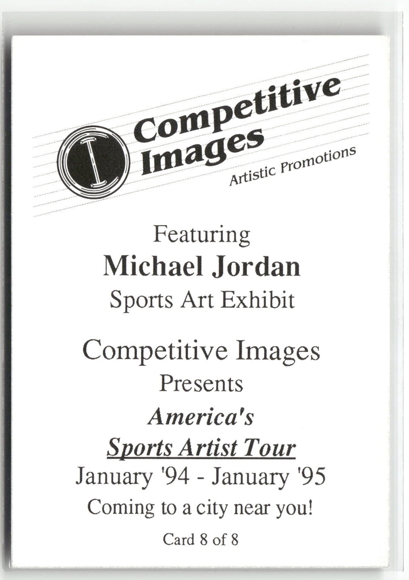 1994-95 Competitive Images Artistic Promotions #8 Michael Jordan-2