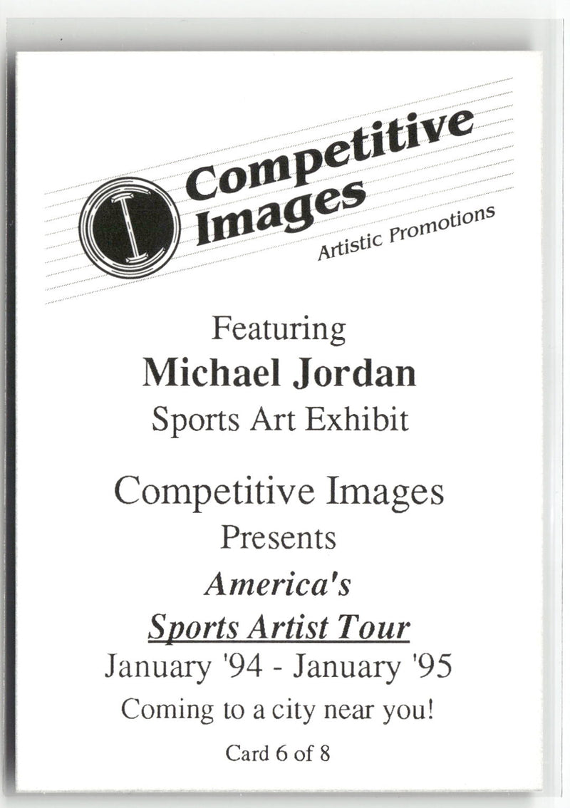 1994-95 Competitive Images Artistic Promotions #6 Michael Jordan-2