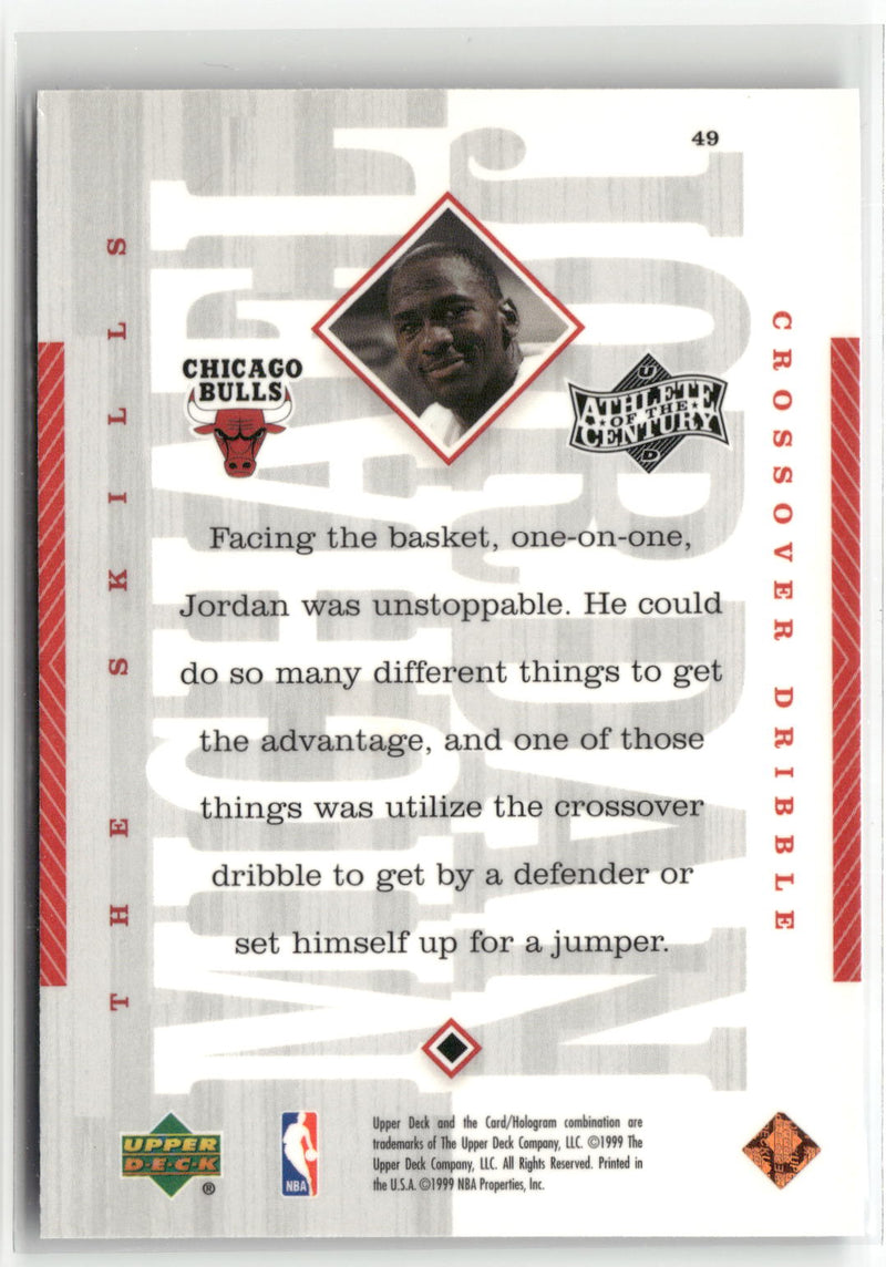 1999 Upper Deck Michael Jordan Athlete of the Century #49 Michael Jordan-2