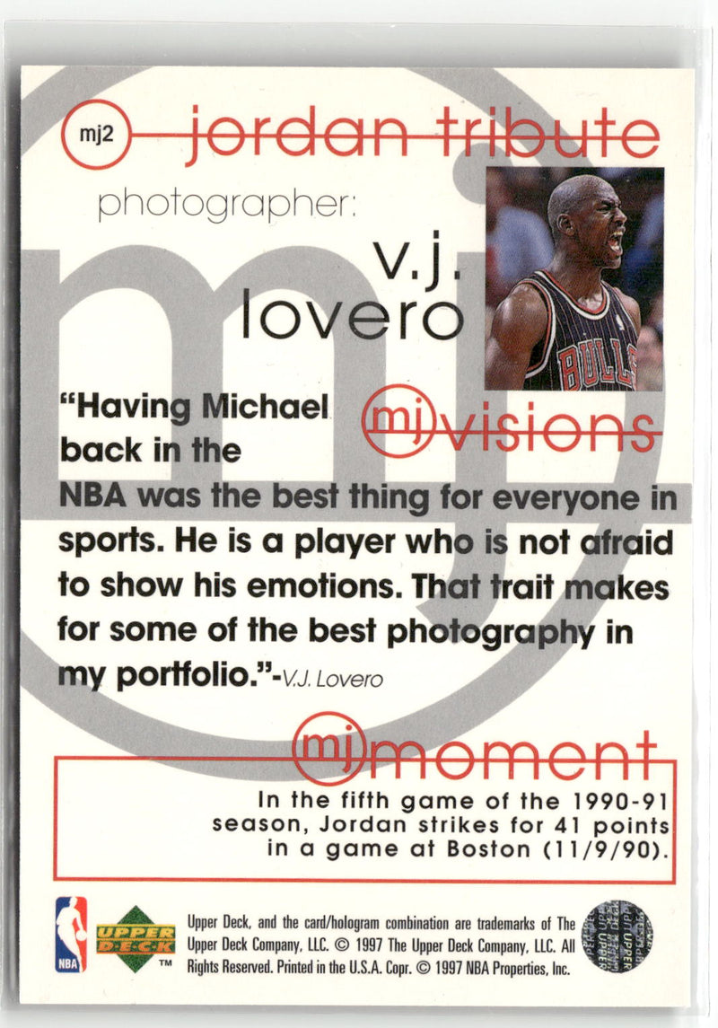 1997-98 Upper Deck Michael Jordan Tribute #MJ2 Michael Jordan-2