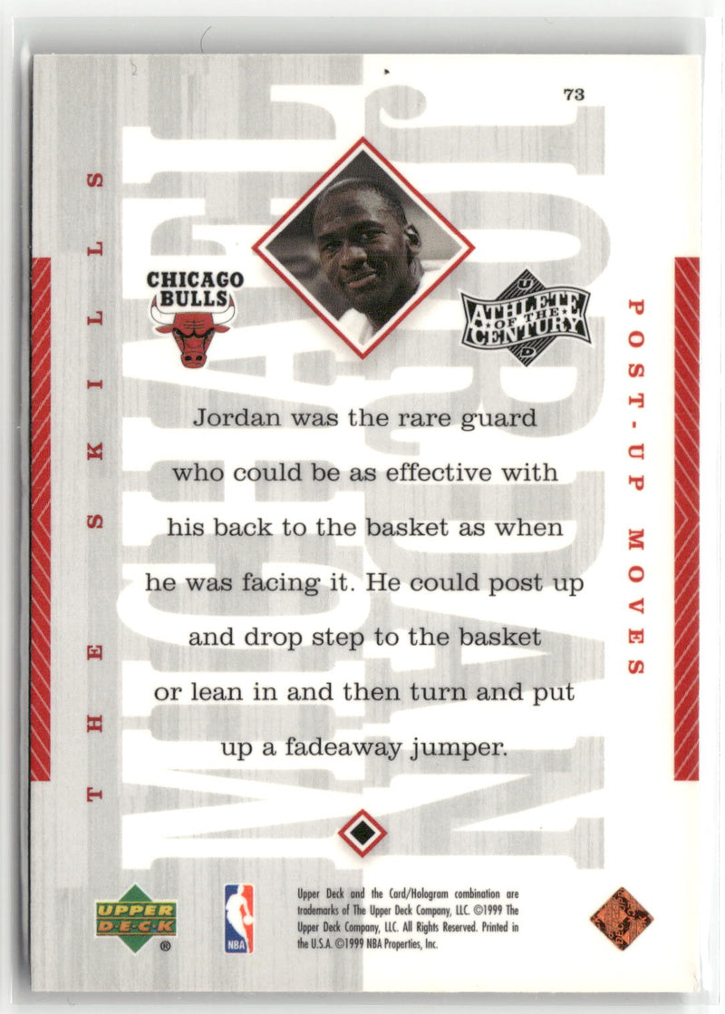 1999 Upper Deck Michael Jordan Athlete of the Century #73 Michael Jordan-2