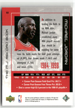 1999 Upper Deck Michael Jordan Career Collection #52 Michael Jordan-2