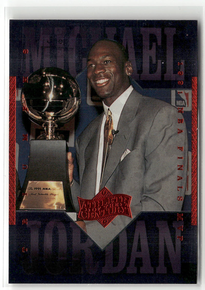 1999 Upper Deck Michael Jordan Athlete of the Century #18 Michael Jordan-1