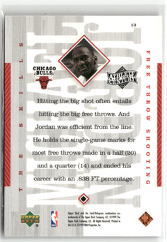 1999 Upper Deck Michael Jordan Athlete of the Century #13 Michael Jordan-2